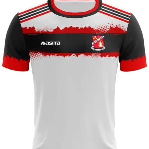 Drumree GAA Tulsa Style White Training Jersey Player Fit Adult
